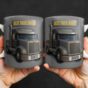 Best Truck Driver Personalized Custom Coffee Mug, Gift For Truck Enthusiasts