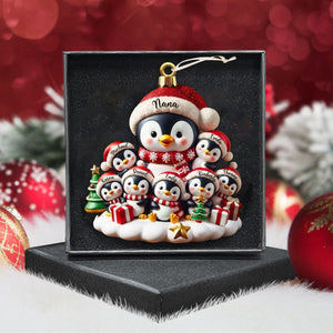 Celebrate Family Love - Personalized Custom Acrylic Ornament - Gift For Family And Collectors