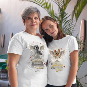 Custom Photo Always In My Heart - Memorial Personalized Unisex T-shirt