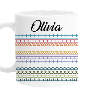 Patchwork Of Passion Friend Personalized Custom Hidden Message Mug - Gift For Best Friends, Sisters, Family