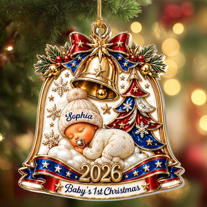 Personalized "Baby's 1st Semiquincentennial" Acrylic Ornament โ 250th Anniversary Keepsake