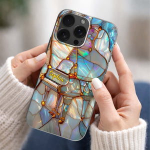 A Melody For The Soul Personalized Clear Phone Case for Musicians