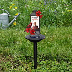Custom Photo A Light Remains - Personalized Solar Light