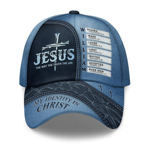 Jesus The Way The Truth The Life Personalized Classic Cap
