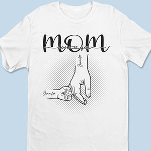 Custom Unisex T-shirt, - Personalized Mother's Day Birthday Gifts For Mom, Grandma