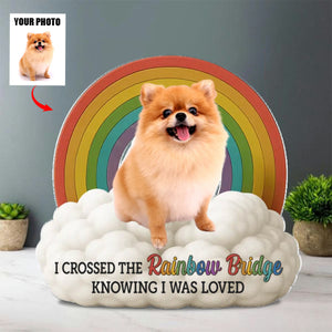 Forever In My Heart Memorial Personalized Rainbow Acrylic Plaque