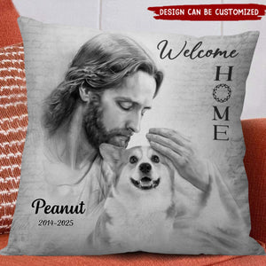 Welcome Home - Memorial Personalized Pillow