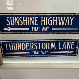 Custom Text Sign, Personalized Metal Sign