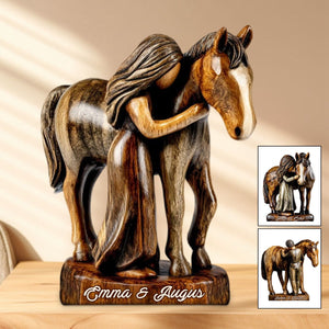 Horse Lovers - Personalized Horse Shaped Acrylic Plaque