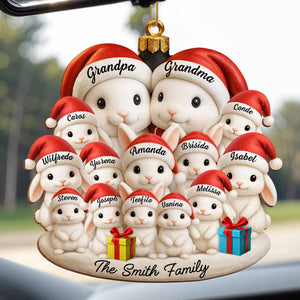 Celebrate Your Family's Magical Christmas, Personalized Custom Wood Ornament, Gift For Family