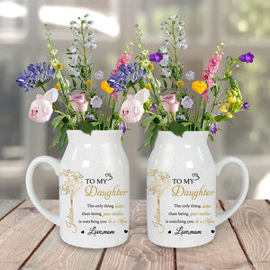 Personalized Custom Home Decor Flower Vase - House Warming Gift For Daughter, Granddaughter