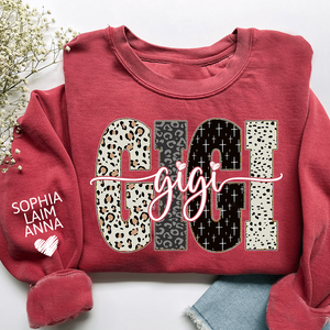 Personalized Bible Style Design, Custom Gift For Gigi And Her Grandchildren Sweatshirt