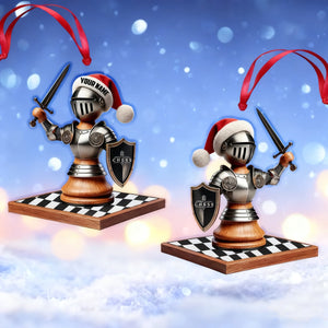 Personalized Chess Ornament Chess Lover Christmas Gift