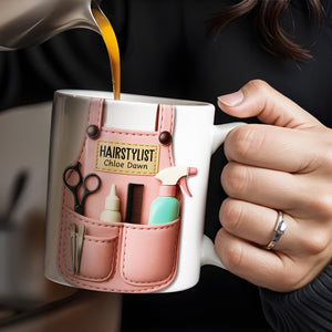 HAIRSTYLIST Personalized Custom Coffee Mug, Perfect Hairstylist Gift