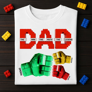 Powerful Punch Dad - Personalized T Shirt Gifts For Dad