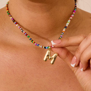 The Colorful Letter Necklace