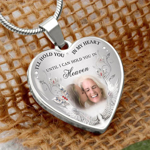 Personalized Heart-shaped Photo Memorial Necklace