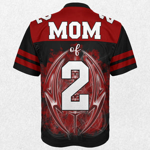 Personalized Custom Photo Football Jersey Shirt For Football Family Game Day T-Shirt
