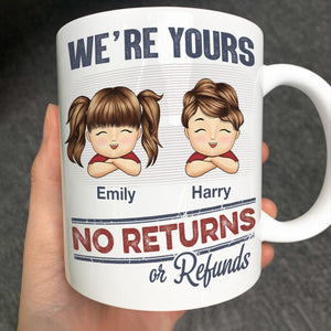 Personalized Grandkids Meme Mug - Custom Funny Family Gift for Parents & Grandparents