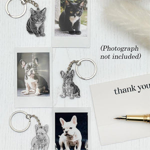 Personalized The Rainbow Bridge Life - Like Photo Keychain
