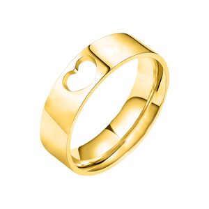 Couple Ring - Personalized Name Matching Heart Promise Rings