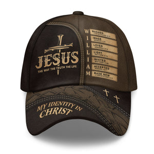Jesus The Way The Truth The Life Personalized Classic Cap