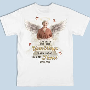 Custom Photo Always In My Heart - Memorial Personalized Unisex T-shirt