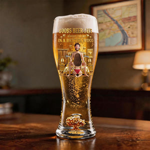 Personalized "Naughty Couples" Beer Glass β Gift For Couples
