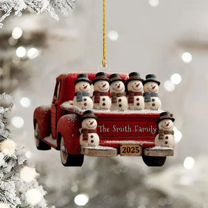 This Is Us - Personalized Family Custom Shaped Acrylic Ornament