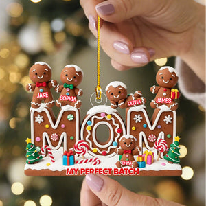 My Perfect Batch Christmas Gift For Mom, Grandma - Personalized Acrylic Ornament
