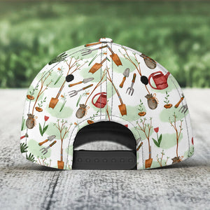 Gardening Is My Therapy - Personalized Cartoon Style Classic Cap