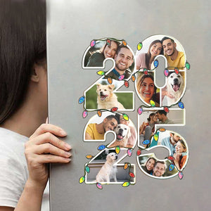 Custom Photo What A Year - Personalized Decal