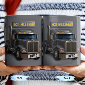 Best Truck Driver Personalized Custom Coffee Mug, Gift For Truck Enthusiasts