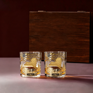 Personalized "The State Pride" Whiskey Glass β Luxury Patriotic Gift