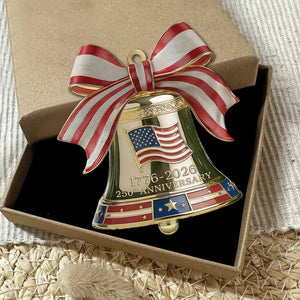 250 years of America Anniversary Liberty Bell Ornament 1776–2026 Patriotic