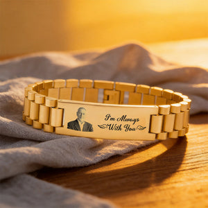 I'm Always With You Bracelet - Personalized Memorial Gifts with Photo