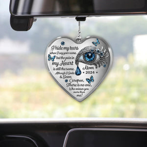 Tears in My Heart - Personalized Memorial Car Ornament