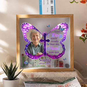 Your Wings Were Ready But My Heart Was Not - Personalized Memory Box