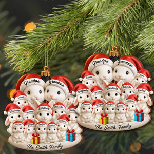 Celebrate Your Family's Magical Christmas, Personalized Custom Wood Ornament, Gift For Family