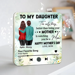 Mom Personalized Music Fridge Magnet, Heartfelt 2025 Mother's Day Gift For Daughter