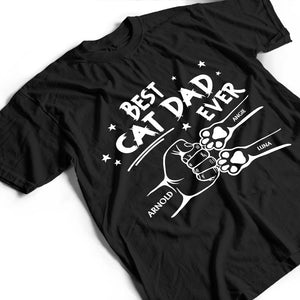 Best Dog Dad Ever Hand Punch - Personalized Father T-shirt