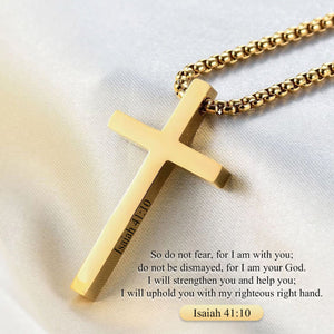 Personalized Cross Necklace Faith