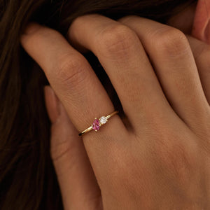 Personalized Family Stackable Birthstone Jewelry Ring