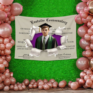 Photos Custom-Personalized Graduation Wall Tapestry