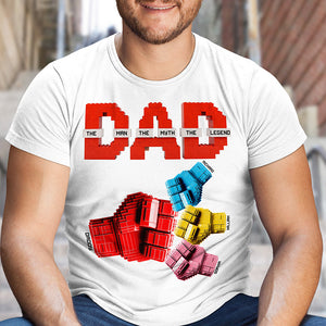 Powerful Punch Dad - Personalized T Shirt Gifts For Dad