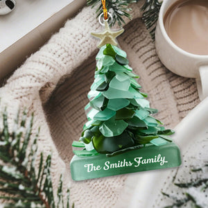 Small Christmas Tree - Personalized Family Ornament