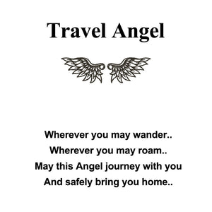 Protection Angel Personalized Guardian Angel Keychain, Best Friend Gift Idea