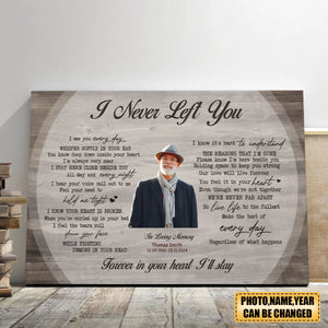 Personalized In Memory Gifts Photo & Poem, Sympathy Gift Loss of Family, Grief Remembrance