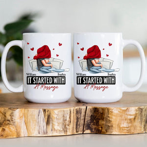 Personalized Mug - Romantic Couples Anniversary Gifts For Her, Him