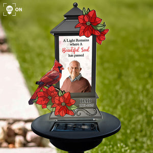 Custom Photo A Light Remains - Personalized Solar Light